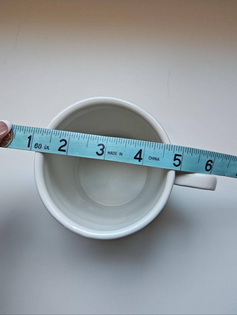 Anthropologie Monogram 'H' Coffee Mug - Picture 5 of 7
